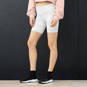 High-Waist Vapor Short in White Camouflage XXS